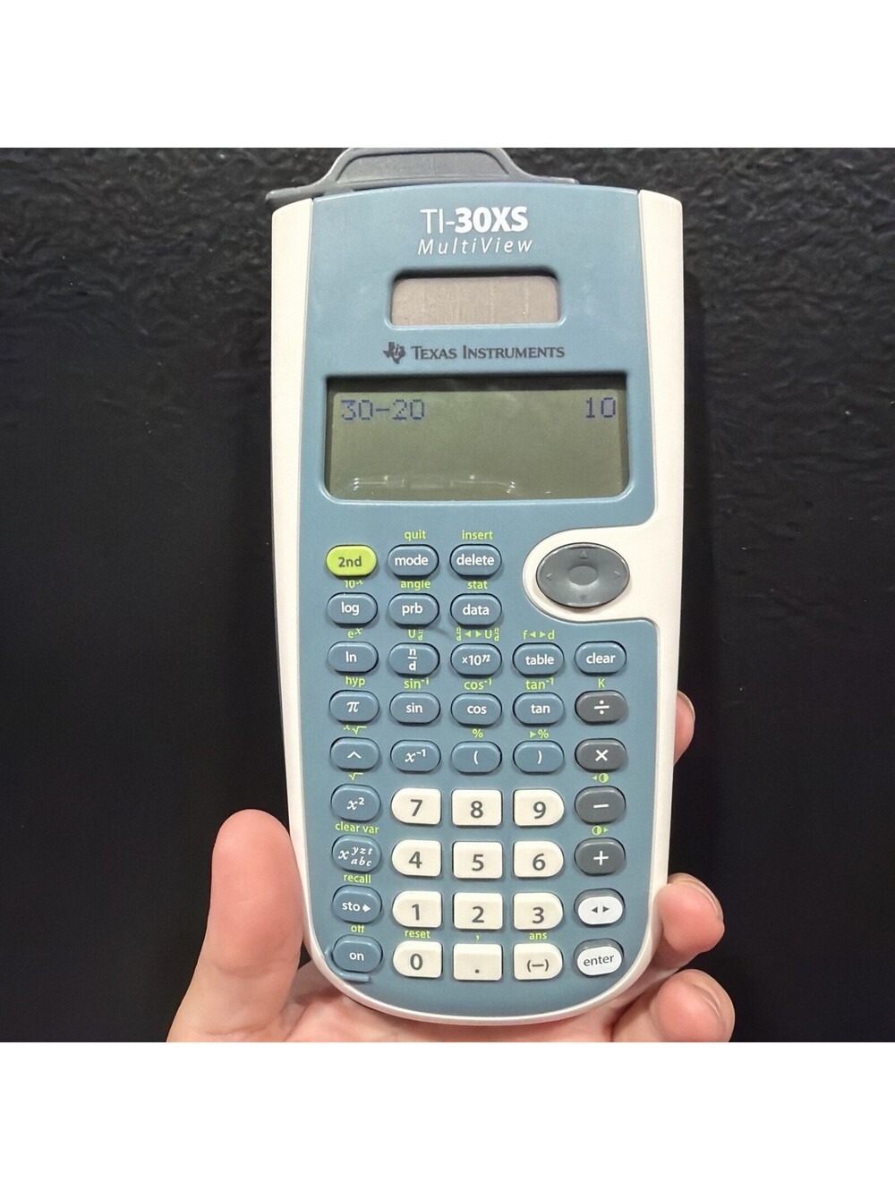 Texas Instruments TI-30XS MultiView Scientific Calculator - 16-Digit LCD TESTED